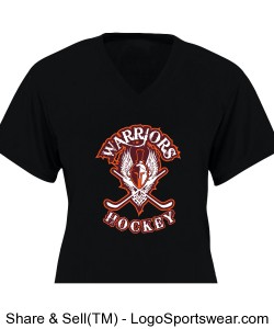 Badger Ladies' B-Core V-Neck T-Shirt Design Zoom